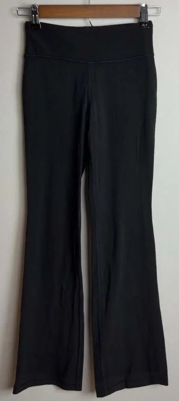 Athleta Girl High Rise Chit Chat Flare Pants Black Size Large 12 Child Kid